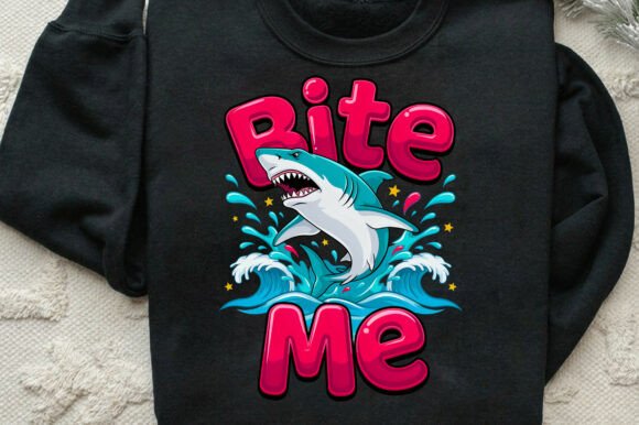 Download Bite Me Shark Summer Ocean Beach Png - Png Collection