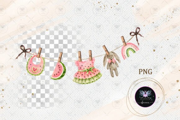 Download Summer Watermelon Clotes Baby PNG - Png Collection