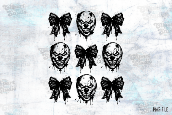 Download Halloween Coquette Bow &amp; Balloon PNG - Png Collection