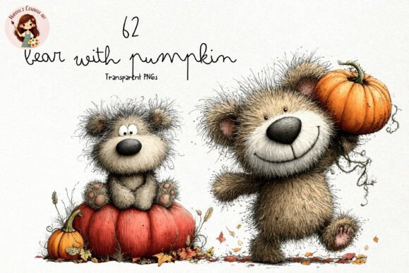 Download Pumpkin Teddy Bear PNG Clipart - Png Collection