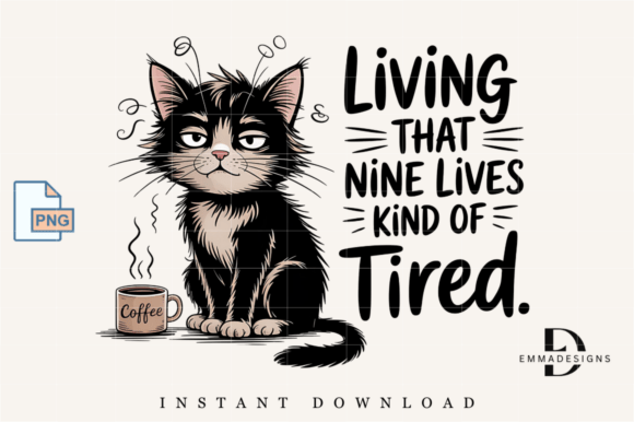 Download Living That Nine Lives Kind of Tired PNG - Png Collection
