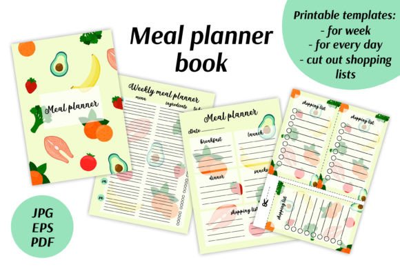 Download Meal Planer Book | Printable Templates - Printable templates Collection