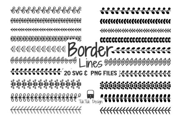 Download Floral Border Line SVG PNG Divider Strip - Png Collection