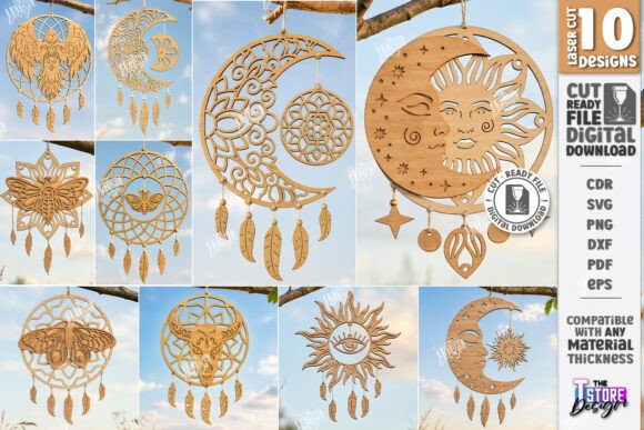 Download Dream Catcher Laser Cut Bundle | Boho - Premium Resources
