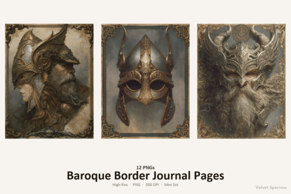 Download Baroque Border Journal Pages 12 PNG - Png Collection