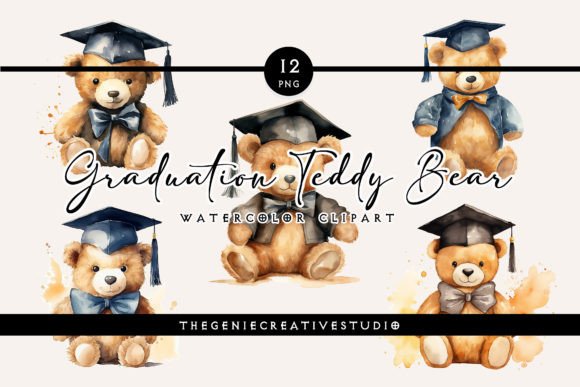 Download Graduation Teddy Bear PNG Clipart - Png Collection