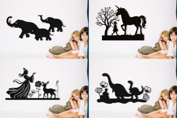 Download Laser Cut Kids Room Decor Wall Art SVG - Laser cut Collection