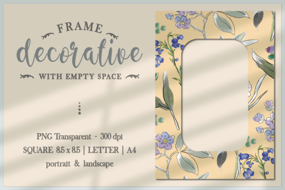 Download Floral - FRAME PNG - Png Collection