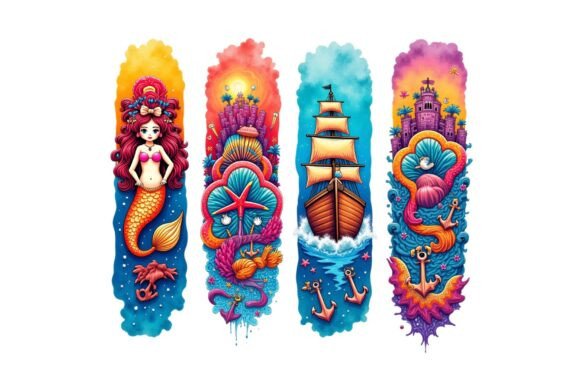Download Retro Cartoon Mermaid Clipart PNG - Png Collection