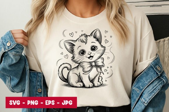 Download Cute Kitten Birthday Celebration SVG PNG - Png Collection