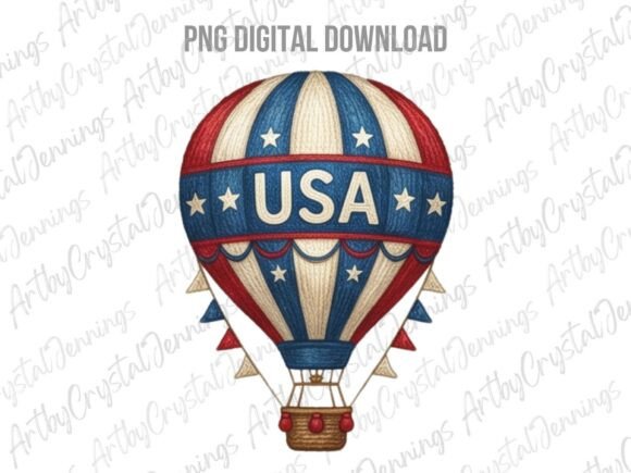 Download USA American Hot Air Balloon PNG - Png Collection