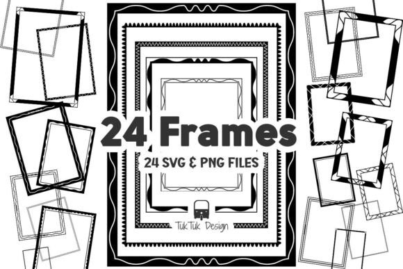 Download Decorative Border Frame SVG PNG Bundle - Png Collection