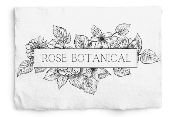 Download Rose Botanical Rectangle Frame, PNG - Png Collection