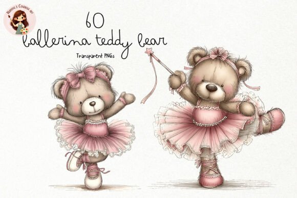 Download Ballerina Teddy Bear PNG Clipart - Png Collection