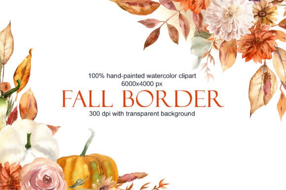 Download Fall Border, Autumn Card PNG - Png Collection