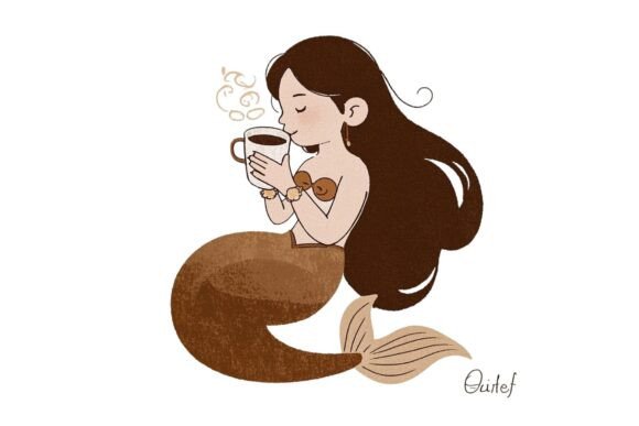 Download Retro Cartoon Mermaid Clipart PNG - Png Collection