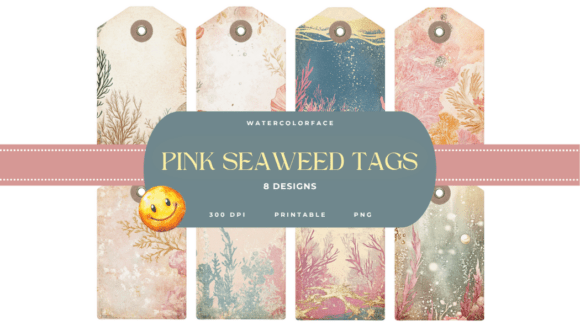 Download Pink Seaweed Gift Tags - Pink Collection