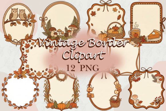 Download Vintage Border Clipart PNG - Png Collection