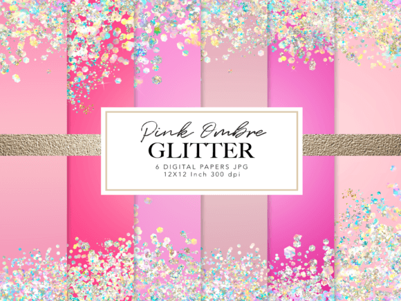 Download Pink Holographic Glitter Backgrounds - Pink Collection