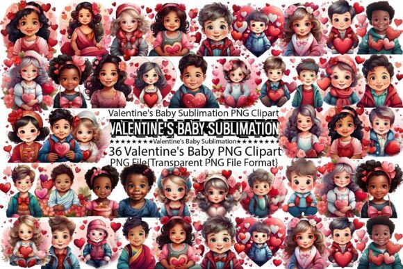 Download Valentine's Baby Sublimation Bundle - Valentine Collection