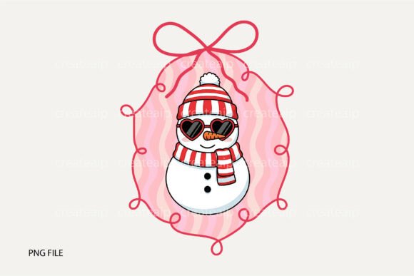 Download Cool Snowman Coquette Frame PNG - Png Collection