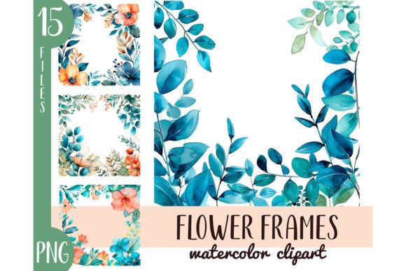 Download Watercolor Plant Frames Clipart PNG - Png Collection