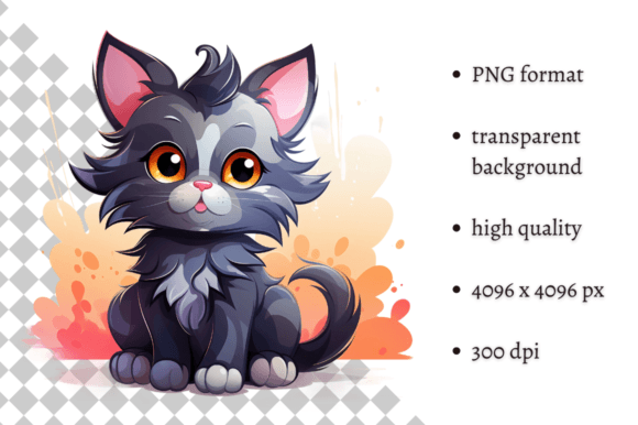 Download Pastel Pink Halloween Cat PNG Clipart - Pink Collection